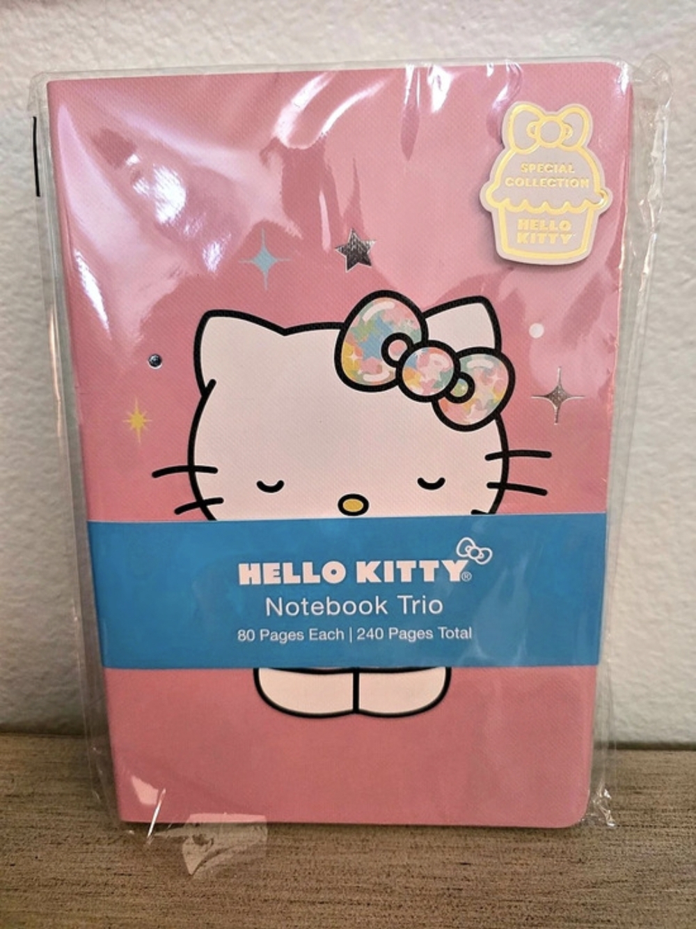 Hello Kitty Notebook Trio Pink NWT